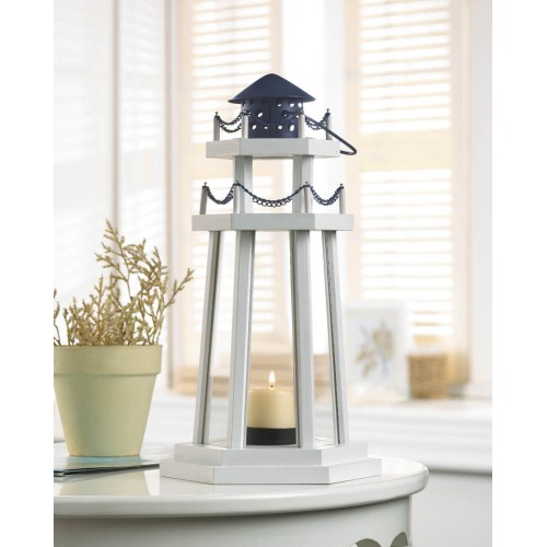 Lighthouse Point Wooden Lantern